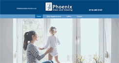 Desktop Screenshot of phoenixglass-leicester.co.uk